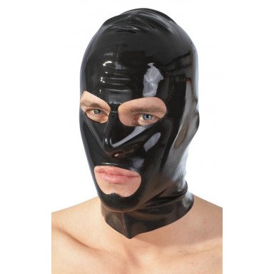 Шлем-маска на голову с отверстиями для рта и глаз, фото