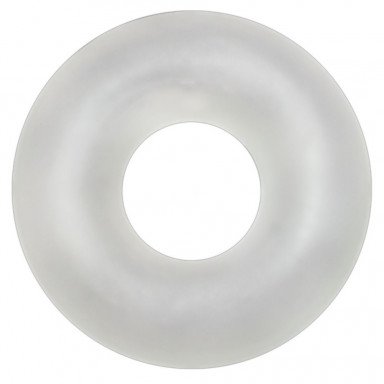 Прозрачное гладкое кольцо Stretchy Cockring, фото