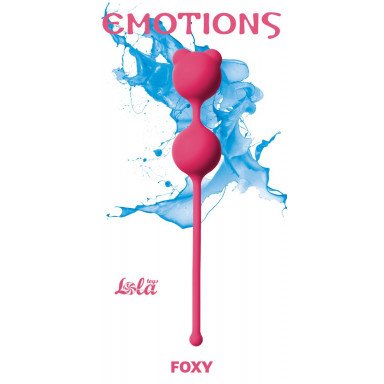 Розовые вагинальные шарики Emotions Foxy фото 2