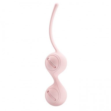 Нежно-розовые вагинальные шарики на сцепке Kegel Tighten Up I, фото