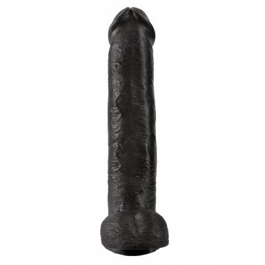 Чёрный фаллоимитатор-гигант 15 Cock with Balls - 40,6 см., фото