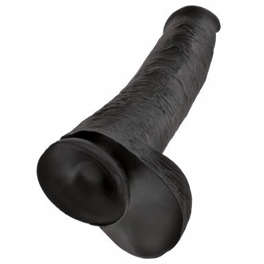 Чёрный фаллоимитатор-гигант 15 Cock with Balls - 40,6 см. фото 4