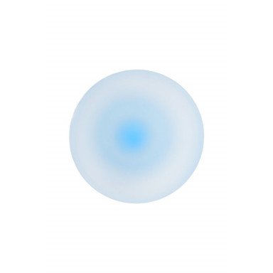 Голубая, светящаяся в темноте анальная втулка Kyle Glow - 10 см. фото 4