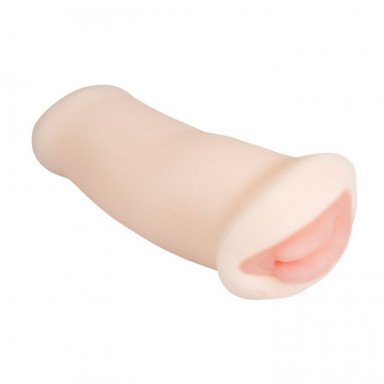 Вибрирующий мастурбатор-вагина с нежными губками Lily - 18 см., фото