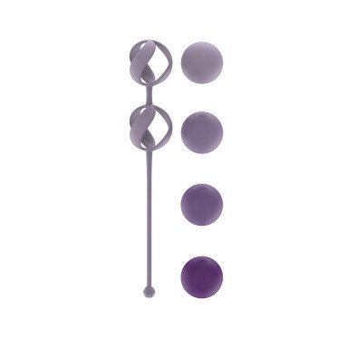 Набор из 4 фиолетовых вагинальных шариков Valkyrie, фото