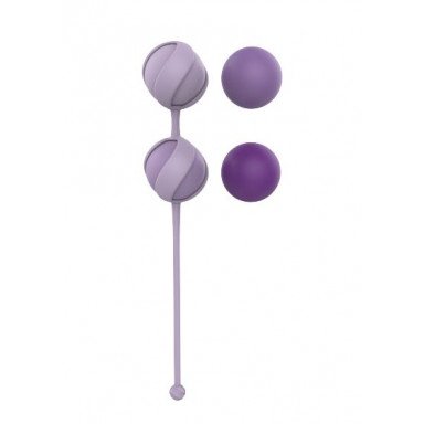 Набор из 4 фиолетовых вагинальных шариков Valkyrie фото 3