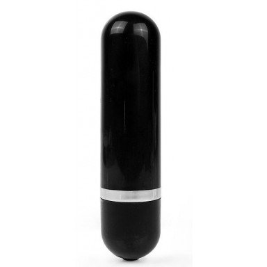 Черная удлиненная вибропуля-вибратор Erokay - 11 см., фото