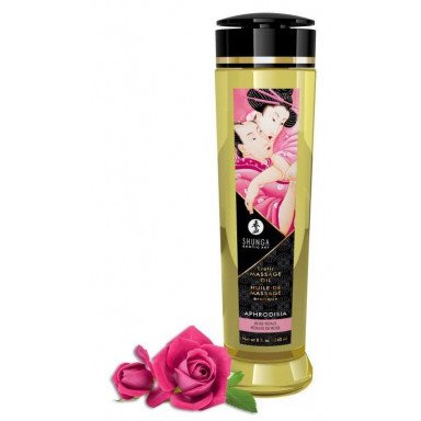 Массажное масло с ароматом розы Aphrodisia - 240 мл., фото