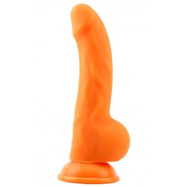 Оранжевый фаллоимитатор Carl.L - 21,8 см., фото