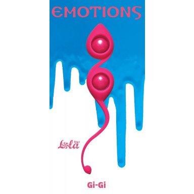 Розовые вагинальные шарики Emotions Gi-Gi фото 2