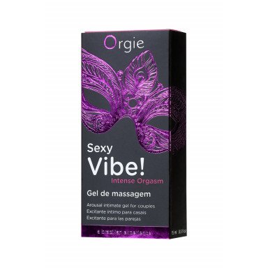 Гель для массажа ORGIE Sexy Vibe Intense Orgasm - 15 мл. фото 6