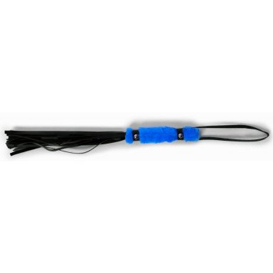 Черный флогер с синей ручкой - 28 см. фото 2
