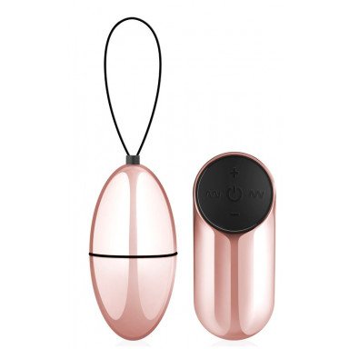 Розовое виброяйцо New Vibrating Egg с пультом ДУ, фото