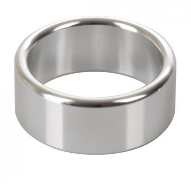 Серебристое эрекционное кольцо Alloy Metallic Ring Medium фото 2