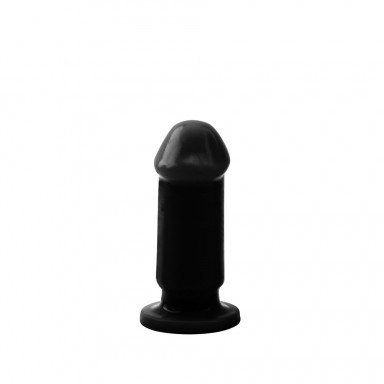 Черный анальный фаллоимитатор Evil Dildo Plug S - 9 см. фото 2