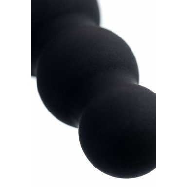 Черная анальная цепочка Carina - 19 см. фото 9