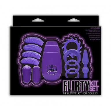 Фиолетовый вибронабор FLIRTY KIT SET фото 2