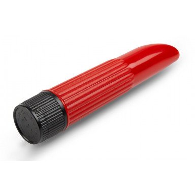 Красный мини-вибратор - 11,5 см. фото 2