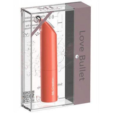 Оранжевый мини-вибратор Love Bullet - 8,4 см. фото 4