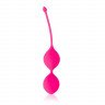 Розовые вагинальные шарики Cosmo с хвостиком, фото