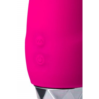 Розовый вибратор L EROINA - 15,5 см. фото 9