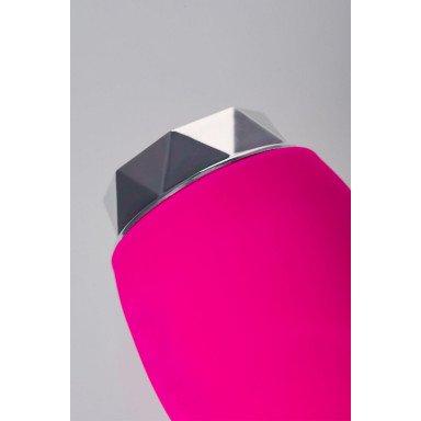 Розовый вибратор L EROINA - 15,5 см. фото 10