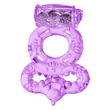 Фиолетовое виброкольцо с подхватом, фото