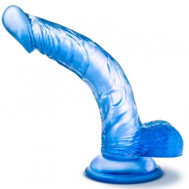 Синий фаллоимитатор Sweet n Hard 7 - 21,6 см., фото