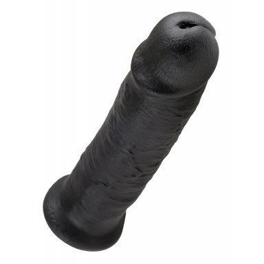 Чёрный фаллос-гигант 10 Cock - 25,4 см. фото 2