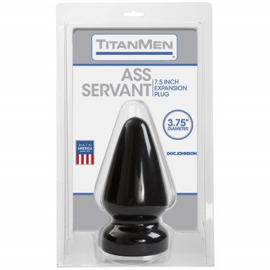 Большая анальная пробка Titanmen Tools Butt Plug 3.75 Diameter Ass Servant - 19 см. фото 2
