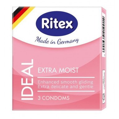 Презервативы RITEX IDEAL с дополнительной смазкой - 3 шт., фото