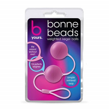 Розовые вагинальные шарики Bonne Beads фото 2