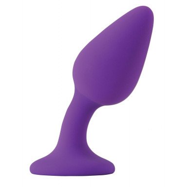 Фиолетовая гибкая анальная пробка INYA Queen - 11,9 см., фото