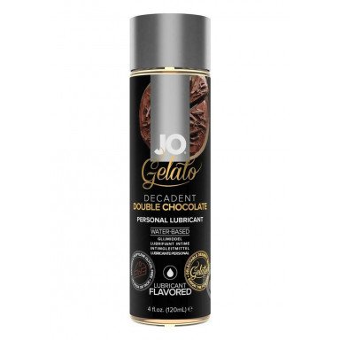 Лубрикант с ароматом шоколада JO GELATO DECADENT DOUBLE CHOCOLATE - 120 мл., фото