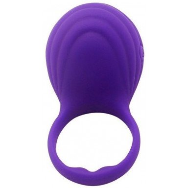 Фиолетовое виброкольцо на пенис Ripple, фото