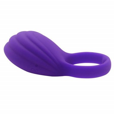 Фиолетовое виброкольцо на пенис Ripple фото 2
