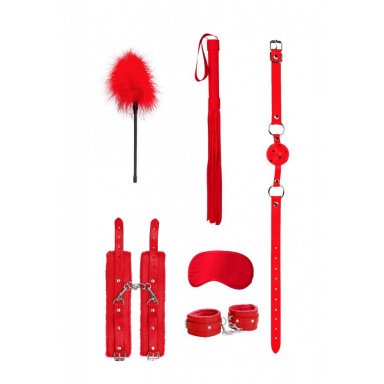 Красный игровой набор Beginners Bondage Kit, фото