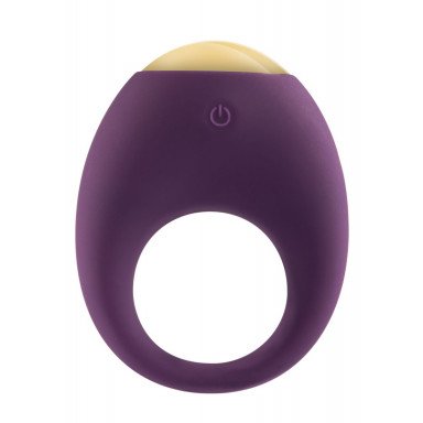 Фиолетовое эрекционное кольцо Eclipse Vibrating Cock Ring, фото
