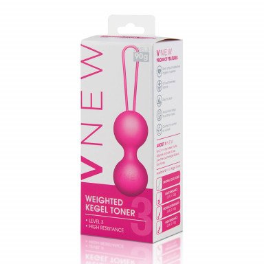 Розовые вагинальные шарики VNEW level 3 фото 2