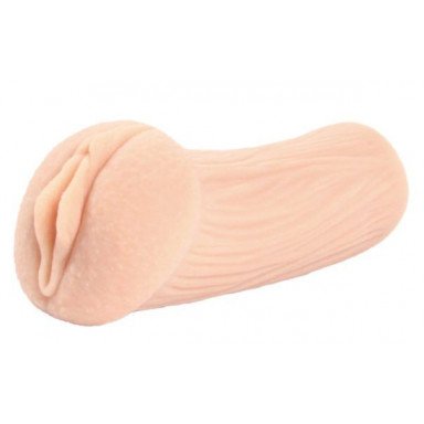 Реалистичный мастурбатор-вагина телесного цвета Elegance с двойным слоем материала, фото