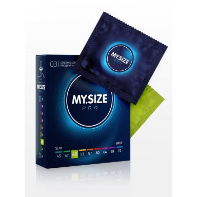 Презервативы MY.SIZE размер 49 - 3 шт., фото