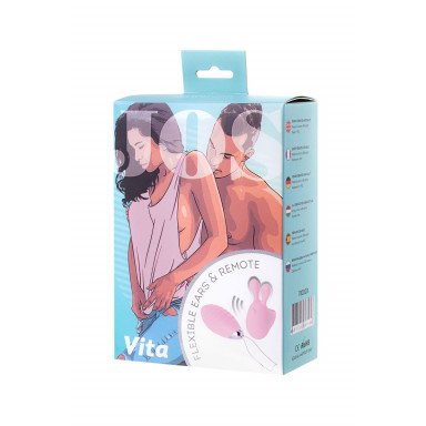 Нежно-розовый набор VITA: вибропуля и вибронасадка на палец фото 9