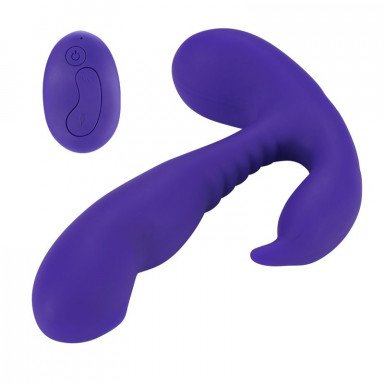 Фиолетовый стимулятор простаты Remote Control Prostate Stimulator with Rolling Ball - 13,3 см. фото 2