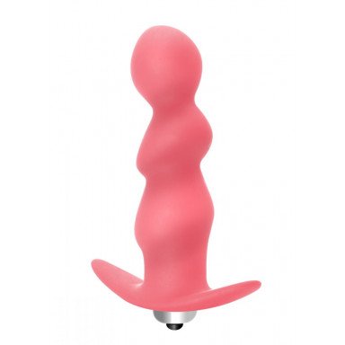Секс-игрушка фигурная анальная вибропробка Spiral - 12 см., фото