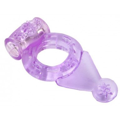 Фиолетовое виброкольцо с хвостом, фото
