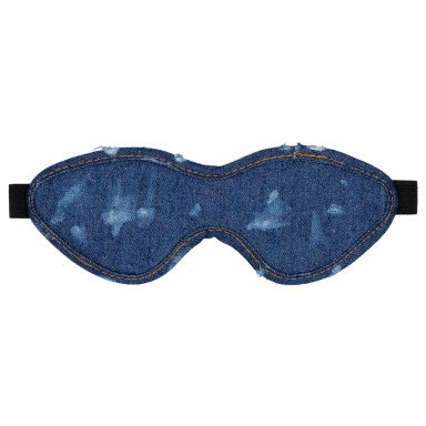 Синяя джинсовая маска на глаза Roughend Denim Style, фото