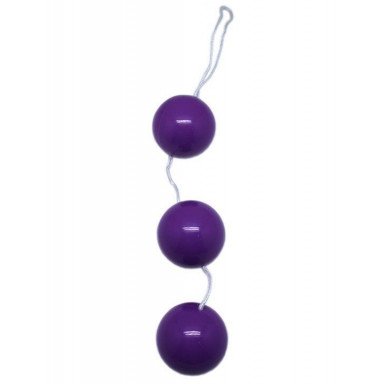 Фиолетовые тройные вагинальные шарики фото 3