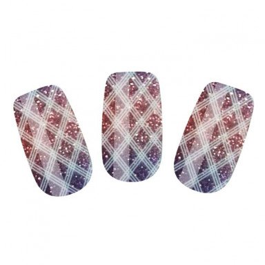 Набор лаковых полосок для ногтей Блестящий градиент Nail Foil фото 2