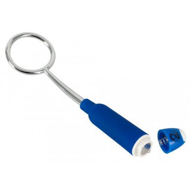 Синяя петля-стимулятор головки Glans Stimulation Loop - 19,1 см. фото 5