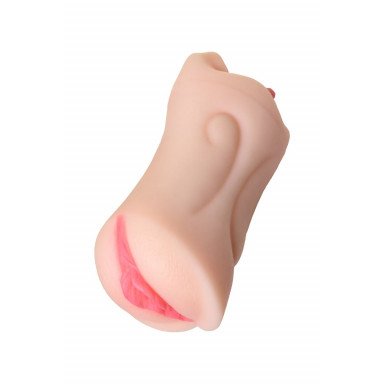 Телесный двусторонний мастурбатор Fruity Tongue - ротик и вагина фото 2